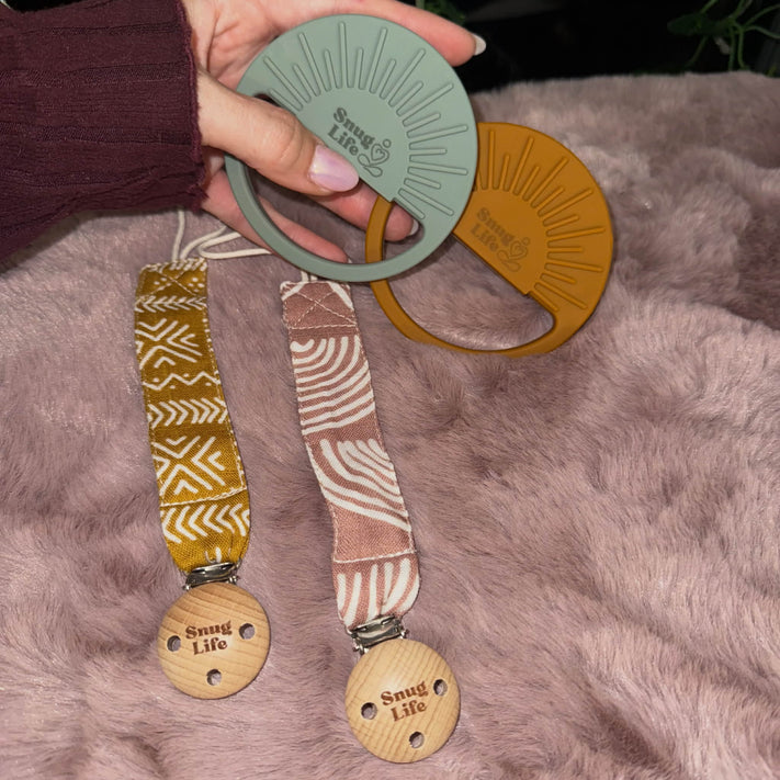 SLC Teethers & Pacifier Clips