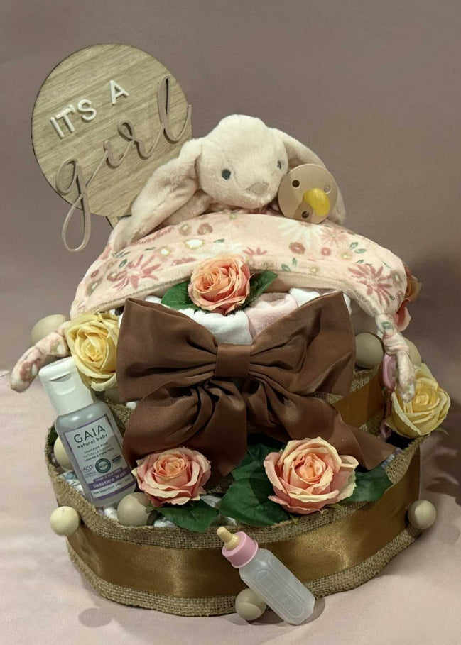 Somebunny Loves You Large Nappy Cake