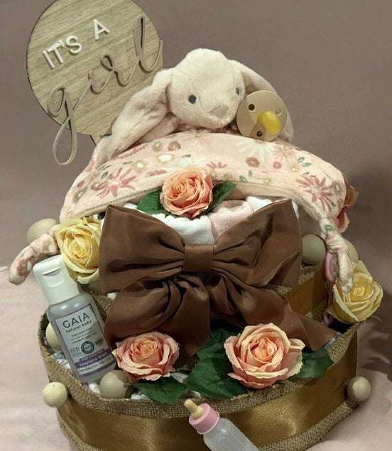 Somebunny Loves You Large Nappy Cake