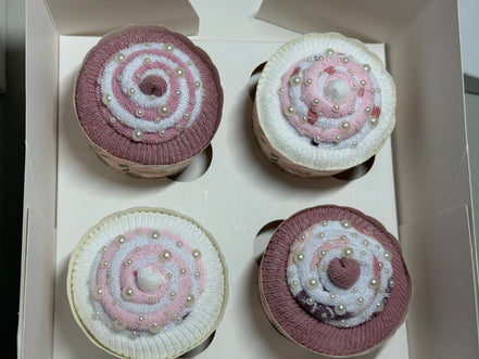 Girls 4pk Novelty Cupcakes
