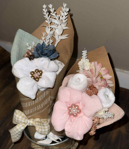 Novelty Wash Cloth Bouquet