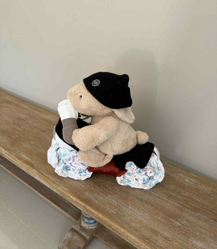 Biker Bunny Nappy Cake