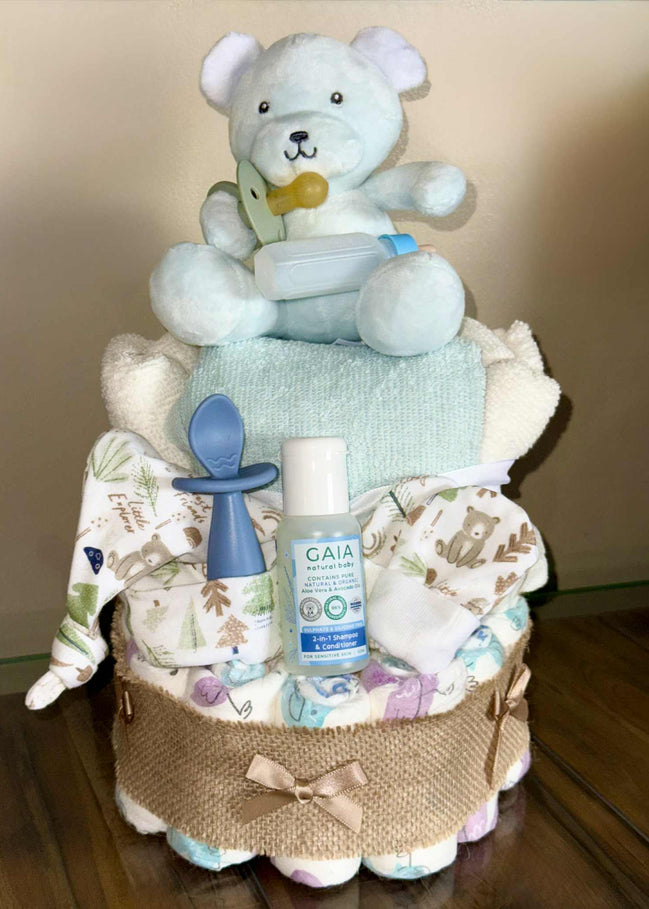 Bear Necessities Medium Nappy Cake