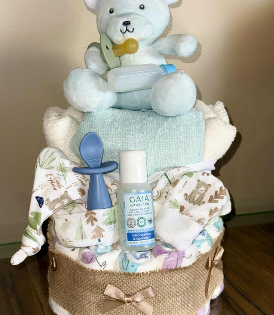 Bear Necessities Medium Nappy Cake
