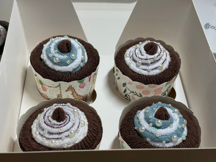 Boys 4 Pack Novelty Cupcakes