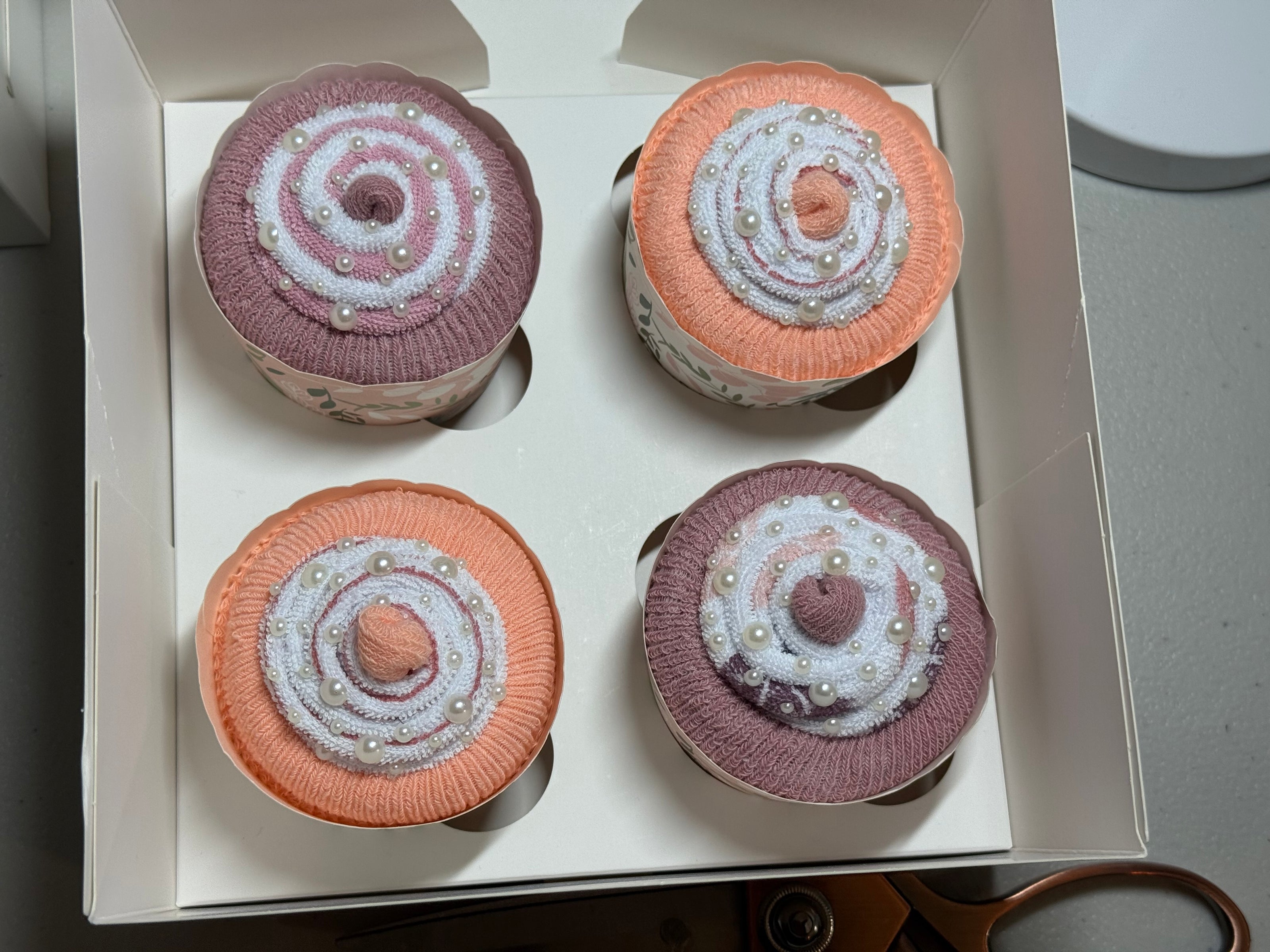 Girls 4pk Novelty Cupcakes