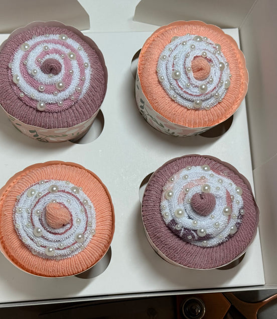 Girls 4pk Novelty Cupcakes