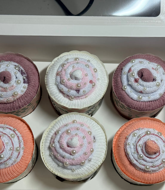 Girls 6 Pk Novelty Cupcakes