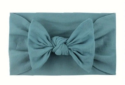 Teal Baby Bow Headband