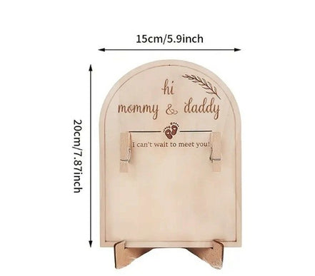 Hi Mummy & Daddy Ultrasound Plaque Stand