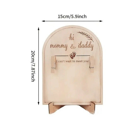 Hi Mummy & Daddy Ultrasound Plaque Stand