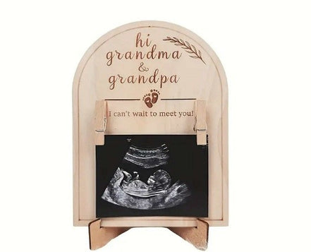 Hi Grandma & Grandpa Ultrasound Plaque Stand