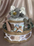 Little Blue Elephant Small Nappy Cake